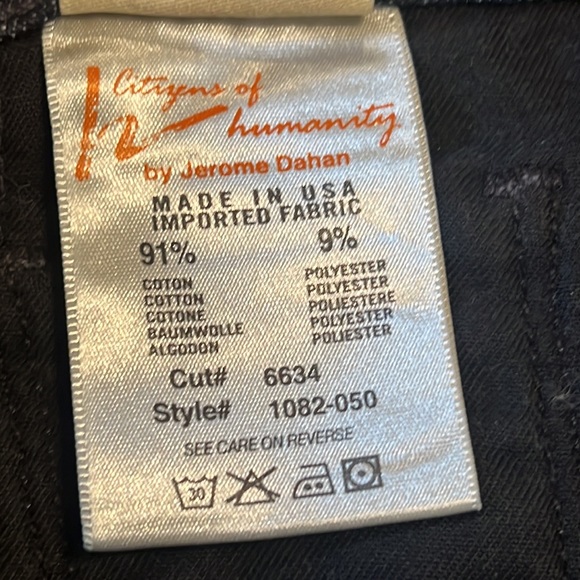 Citizens of Humanity by Jerome Dahan dark blue high rise bootcut jeans size 28 - Picture 9 of 13